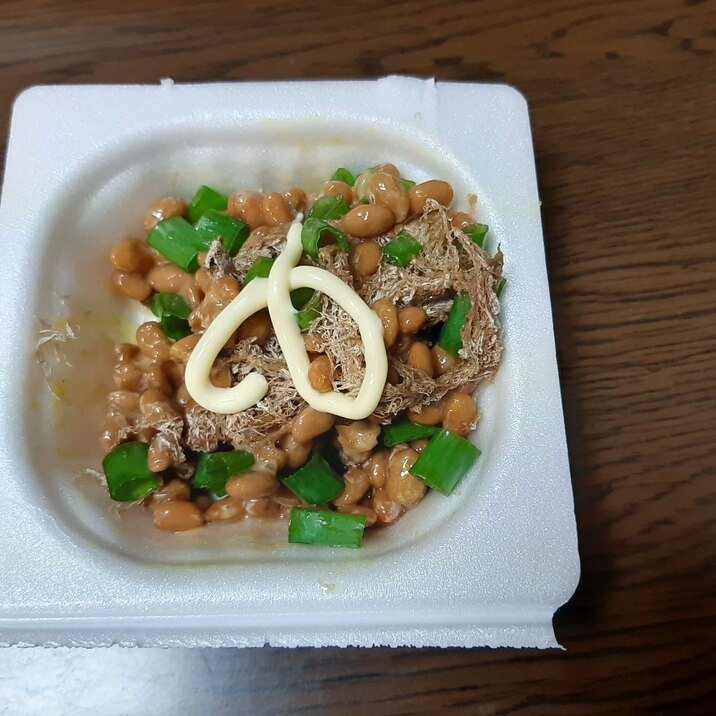 納豆アレンジ とろろ昆布&ねぎ